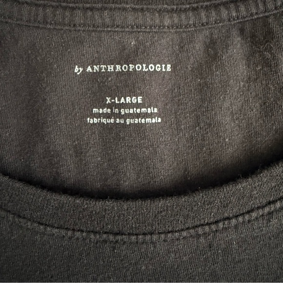 ANTHROPOLOGIE | Garden graphic black tee Size XL - Picture 7 of 9